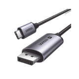 Cable USB-C a DP 1.4 | 3 Metros (9.84 Pies) | Compatible con Thunderbolt 3 & 4 | 8K@60Hz | 4K@240Hz | HDR10+ | eARC | DTS | 3D | ALLM | VRR | | FreeSync G-Sync | Caja de Aluminio | Nylon Trenzado | Co