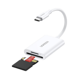 Lector de Tarjetas USB-C 3.1 | Soporta Micro-SD (TF) /SD | 5Gbps | 170 MB/s | OTG | Soporta hasta 2TB | Admite intercambio en Caliente | 2 tarjetas simultaneas | Soporta Windows/Mac OS/Linux | Color B