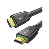 Cable HDMI 2.0 de Nylon Trenzado / 3 Metros (9.84 Pies) / 4K@60Hz / HDR / 3D / HEC (Canal Ethernet HDMI) / ARC (Canal de Retorno de Audio) / Color Profundo de 48 Bits / Audio de 32 Canales / HDCP 2.2 