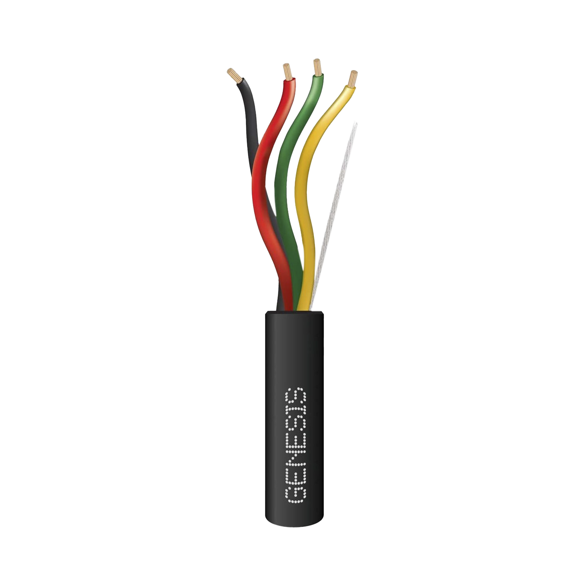 Carrete de Cable 152 Metros (500 Pies) / 4 x 18 AWG / Cable DIRECT BURIAL FPL / Para Intemperie / Uso en Aplicaciones en Sistemas de Detecci�n de Incendio y Sistemas de Evacuaci�n