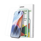 Protector de pantalla UGREEN HD con marco de instalación para iPhone 16 Pro Max (paquete de 2)