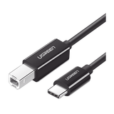 Cable de Impresora o escáner USB-C | 1m (6 pies) | USB Tipo C a USB 2.0 Tipo B | Soporta Thunderbolt 3 | Alta velocidad | DAC | Compatible con Brother HP, Canon, Lexmark, Epson, Dell, Xerox, Samsung, 