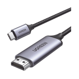 Cable USB-C 3.1 a HDMI 4K | 1.5 Metros (4.92 Pies) | Compatible con Thunderbolt 3 & 4 | Adaptador Tipo-C a HDMI | 4k@60Hz | Soporta Modo Espejo y Modo Extendido | Carcasa de Aluminio | Nylon Trenzado 