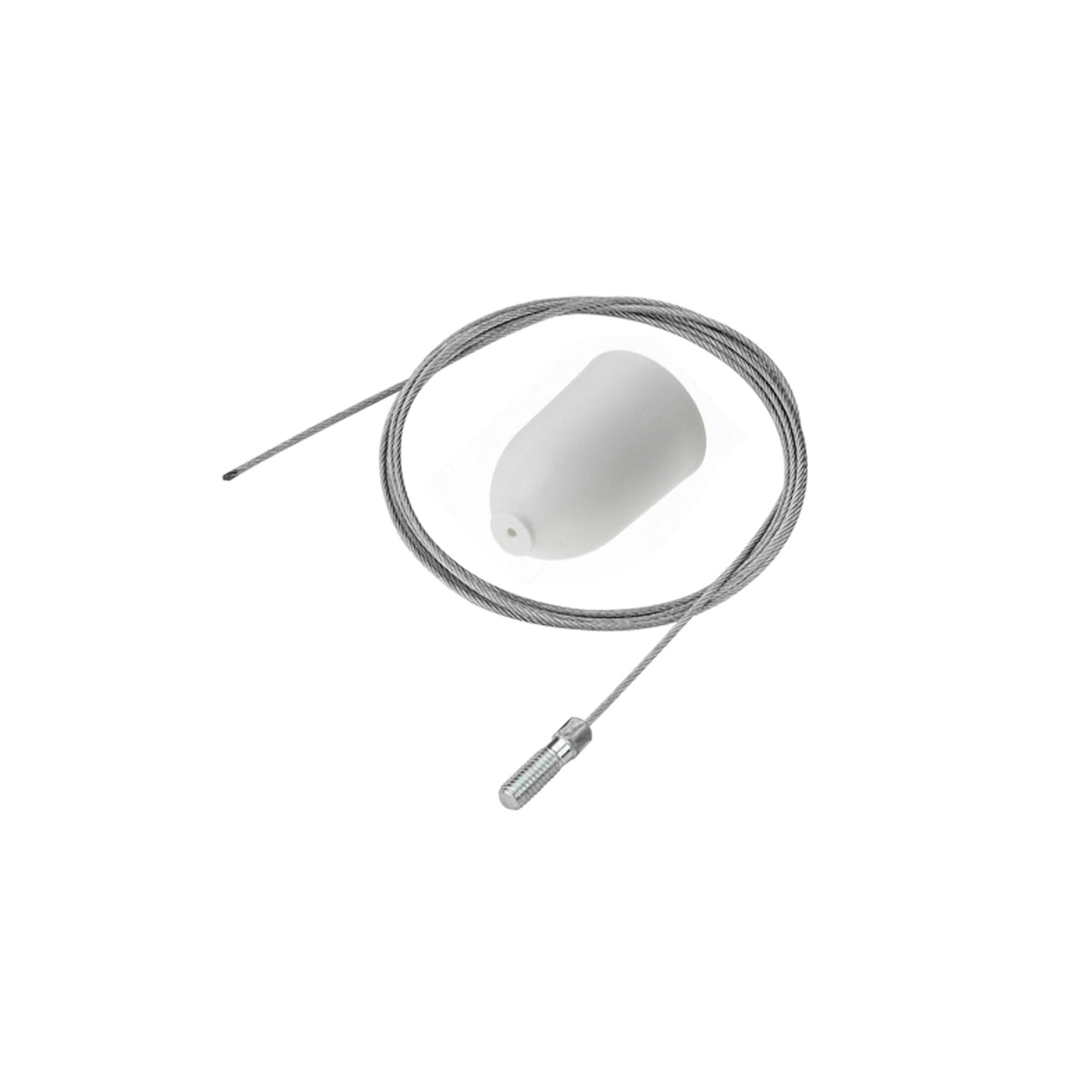 FLOS Architectural Fijación Carril — Cable de Acero M6 Blanco Mate