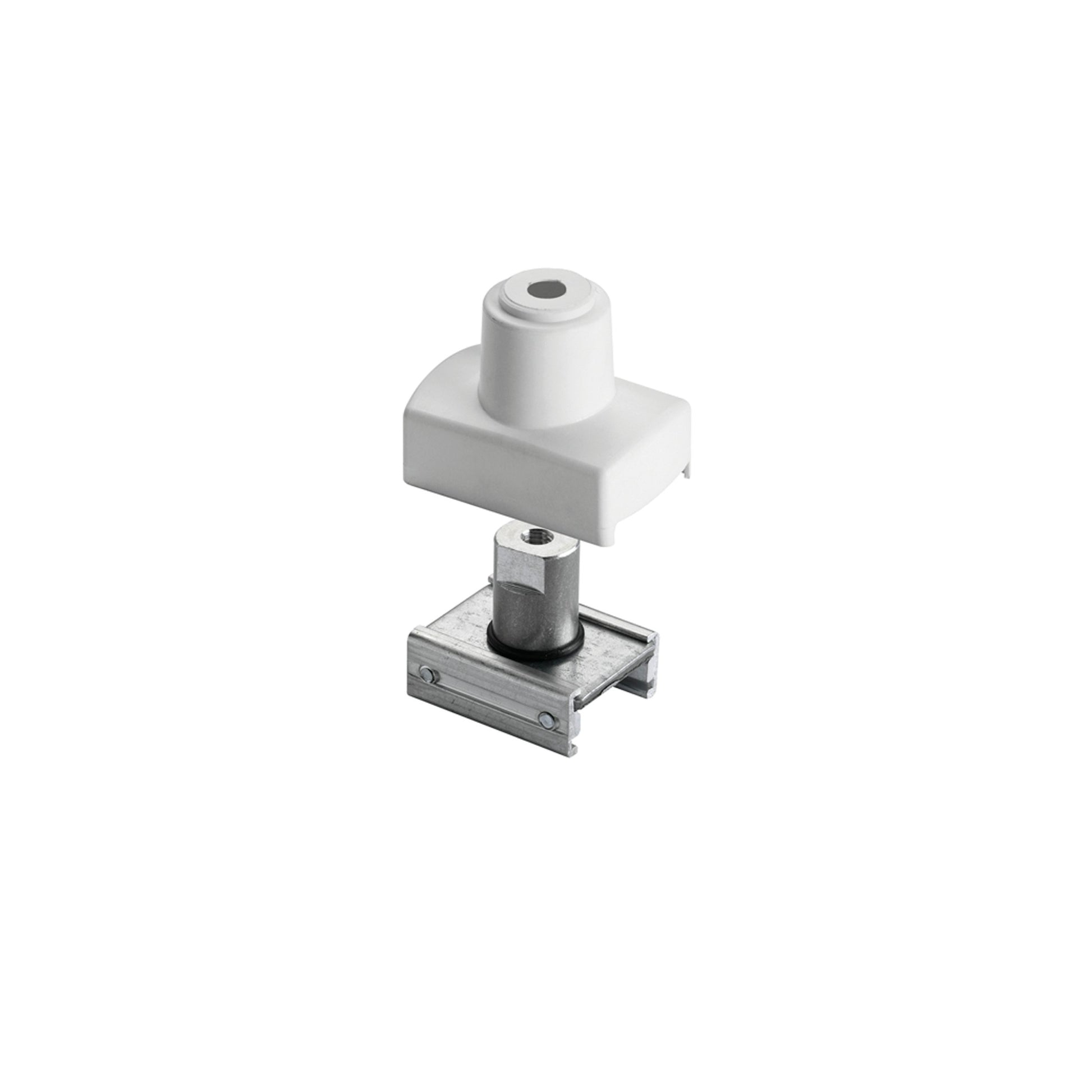 FLOS Architectural Attachment M6 — Fijación para Carril Blanca Mate