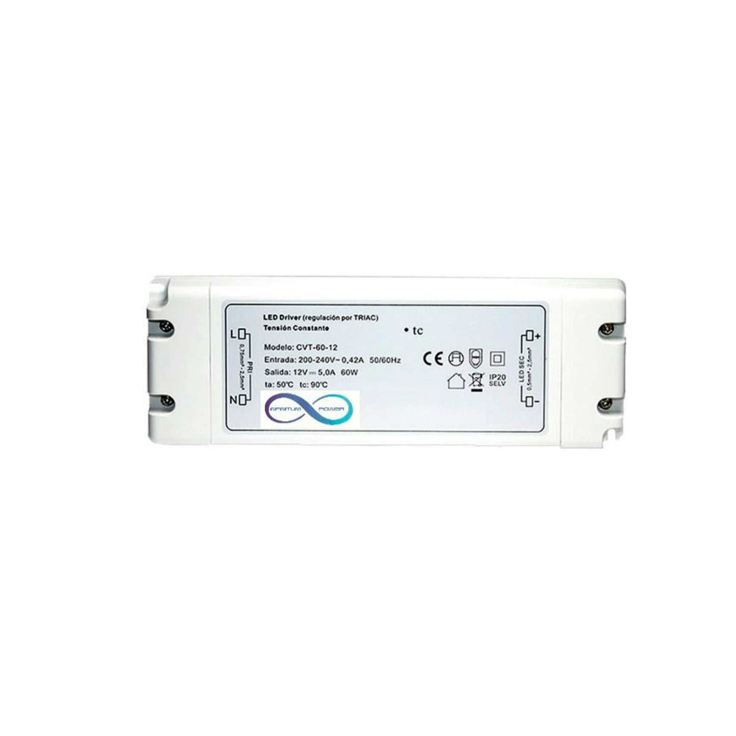 FLOS Architectural Mains Dimming 24Vdc — Fuente de Alimentación 24W Regulable DALI 2