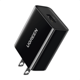 Cargador USB-A de 20W | 1 USB-A de Carga Rápida | QC3.0 | FCP | AFC| Carga Inteligente | Múltiple Protección | Mayor Eficiencia Energética | Tamaño Compacto | Carcasa Ignifuga | Color Negro.