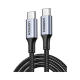 Cable USB-C a USB-C | 1 Metro | Carga Rápida de hasta 100W | Transferencia de datos 480 Mbps | PD3.0 | QC4.0/3.0/2.0 | FPC | AFC | Protección Integrada| Caja de Aluminio | Nylon Trenzado | Amplia Comp