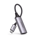 Cable Adaptador USB C a HDMI 4K@60Hz / Convertidor Thunderbolt 3 / Caja de Aluminio / HDMI V2.0 / 3D / Longitud del Cable 10 cm (3.94 Pulgadas)