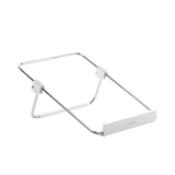 Soporte para Laptop / Plegable / Ajustable de 87 a 131 mm / Amplia compatibilidad 11''-16'' / Capacidad de carga 20 KG / Antideslizante / Ultra Ligero / Metal / ABS / Silicona / Color Plata