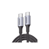 Cable USB-C a USB-C | 3 Metros | Carga Rápida de hasta 100W | Transferencia de datos 480 Mbps | PD3.0 | QC4.0/3.0/2.0 | FPC | AFC | Protección Integrada| Caja de Aluminio | Nylon Trenzado | Amplia Com