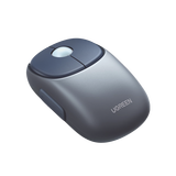 Mouse Inalámbrico FUN | Recargable| 2.4G & Bluetooth | 4 Niveles de DPI | Silencioso | Ergonómico | 5 Botones | Compatible con Windows, macOS 10.5, Android iOS Linux y Chrome OS | Color Azul.