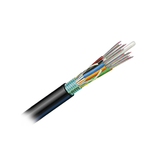 Cable de Fibra �ptica 6 Hilos, OSP (Planta Externa), Armada, Gel, HDPE (Polietileno de Alta Densidad), Multimodo OM3 50/125 Optimizada, 1 Metro (3.28 Pies)