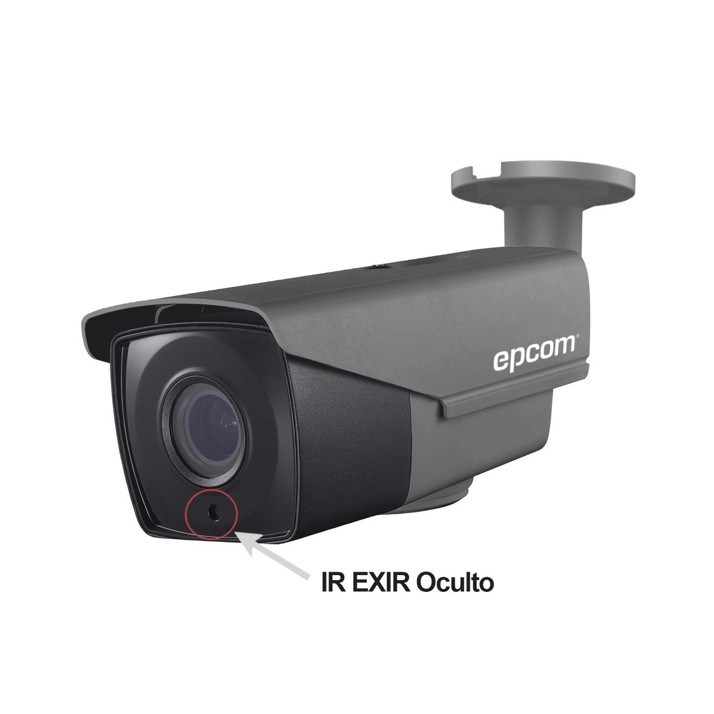 Bullet TURBO 1080p / CLIMAS EXTREMOS / Lente Mot. 2.8 a 12 mm / IR EXIR Inteligente 40 mts / Exterior IP66 / Híbrida / WDR Real 120 dB