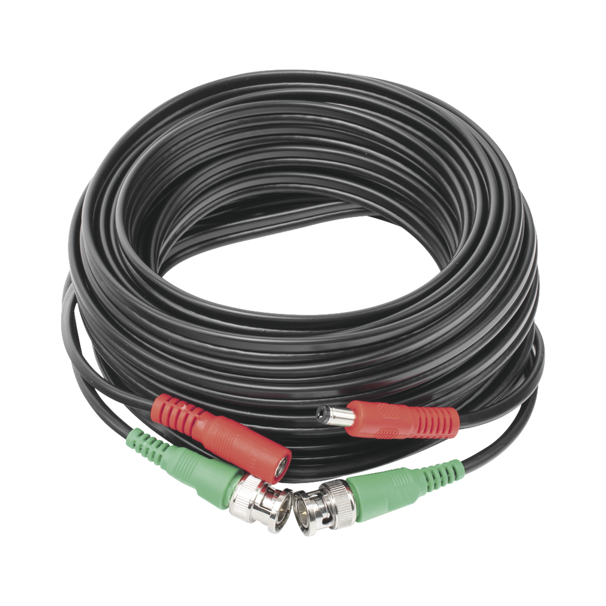 Cable Coaxial (BNC RG59) + Alimentaci�n / SIAMES / 10 Metros (32.81 Pies) / Aleaci�n Cobre + Aluminio CCA / Para C�maras 4K / Uso Interior y Exterior