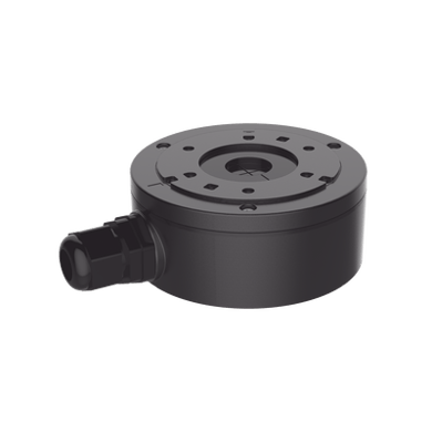 Caja de Conexión de Metal Color Negro / Exterior IP66 / Compatible con DS-2CD1043G2-LIUF/BLACK & DS-2CD2043G2-I(U)(BLACK)