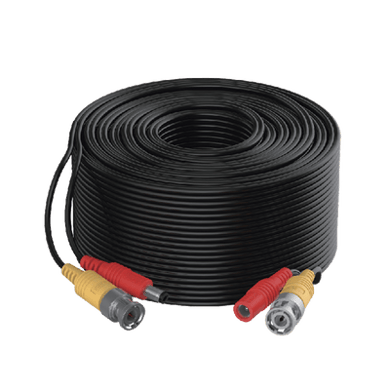 Cable Coaxial Siames (Mini RG59) + Alimentaci�n / 10 Metros (32.81 Pies) de Distancia / CCA / Soporta 1080p (2 Megapixel) hasta 4K (8 Megapixel) / Uso Interior y Exterior