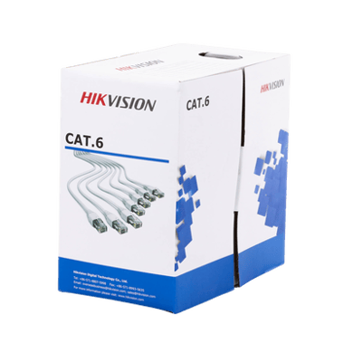 Cable de Red Hikvision DS-1LN6-UE-W Cat6 UTP 305m