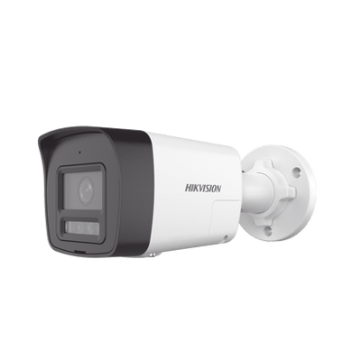 [PROTECCIÓN ACTIVA] Bala IP 4 Megapixel / Lente 2.8 mm / Dual Light (30 mts IR + 20 mts Luz Blanca)  / Audio de Dos Vías /  Luz Intermitente y Alerta de Audio / Micrófono Integrado / ACUSENSE Lite / Exterior IP67 / H.265 / PoE