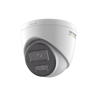 [Dual Light + ColorVu] Turret IP 6 Megapixel / Lente 2.8 mm / 30 mts IR + 30 mts Luz Blanca / Micrófono Integrado / ACUSENSE Lite / Exterior IP67 / WDR 120 dB / PoE / Micro SD