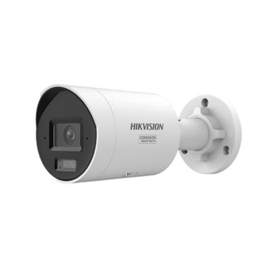 [Dual Light + ColorVu 3.0 + HikAI] Bala IP 6 Megapixel / Lente 2.8 mm / 40 mts IR + Luz Blanca / 2 Microfonos Integrados / Exterior IP67 /  WDR 130 dB / ACUSENSE 3.0 / Metal / NEMA 4X / ACUSEARCH