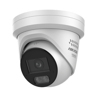 [Dual Light + ColorVu 3.0 + HikAI] Turret IP 6 Megapixel / Lente 2.8 mm / 30 mts IR + Luz Blanca / 2 Microfonos Integrados / Exterior IP67 / Estrobo Azul y Rojo / WDR 130 dB / ACUSENSE 3.0 / Metal / NEMA 4X / ACUSEARCH
