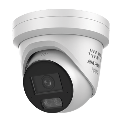 [Dual Light + ColorVu 3.0 + HikAI] Turret IP 8 Megapixel / Lente 2.8 mm / 30 mts IR + Luz Blanca / 2 Microfonos Integrados / Exterior IP67 / Estrobo Azul y Rojo / WDR 130 dB / ACUSENSE 3.0 / Metal / NEMA 4X / ACUSEARCH