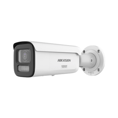 [Dual Light + ColorVu 3.0 + HikAI] Bala IP 8 Megapixel / Lente Mot. 2.8 a 12 mm / 60 mts IR + Luz Blanca / Exterior IP67 / WDR 130 dB / ACUSENSE 3.0 / Metal / NEMA 4X / ACUSEARCH