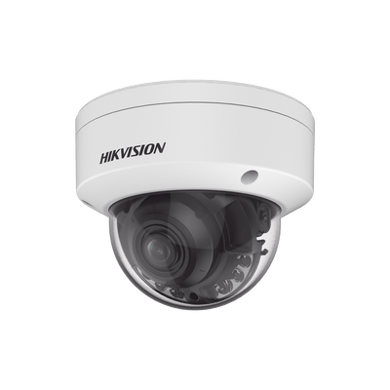 [Dual Light + ColorVu] Domo IP 4 Megapixel / Lente 3.6 - 9 mm / 40 mts IR + 40 mts Luz Blanca / WDR 130 dB / Exterior IP67 / IK10 / Captura Facial / ACUSENSE / MicroSD