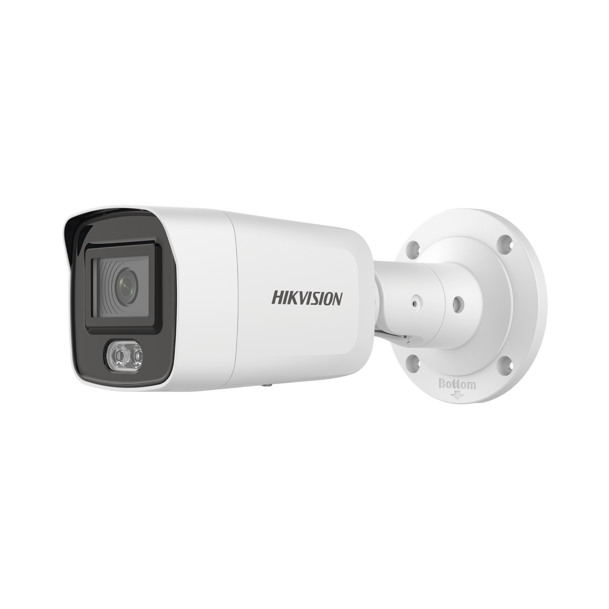 Bala IP 4 Megapixel / Imagen a color 24/7 / Lente 2.8 mm / Luz Blanca 40 mts / Exterior IP67 / WDR 120 dB / Audio y Alarma / Captura Facial / Onvif / MicroSD