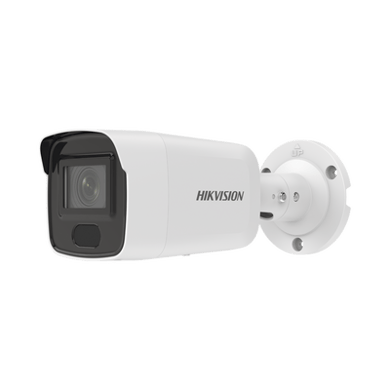 Bala IP 8 Megapixel / Lente 2.8 mm / 40 mts IR / Exterior IP67 / PoE / DARKFIGHTER / Alarmas y Audio I/O / ONVIF / Micro SD / 4 Analíticos: AcuSense, Deteccion Facial, Conteo de Personas por Cruce y Zona