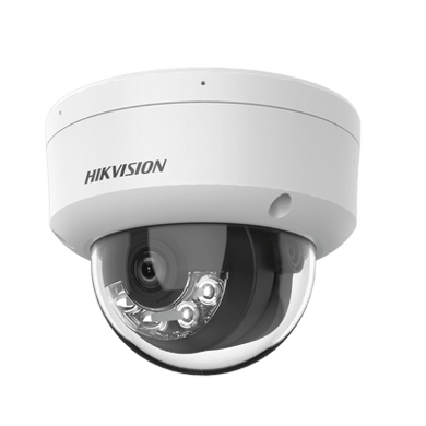 [Dual Light] Domo IP 4 Megapixel / Lente 2.8 mm / 30 mts IR + 30 mts Luz Blanca / Micrófono Integrado / Antivandálico IK08  / Exterior IP67 / H.265 / PoE / ONVIF / Micro SD