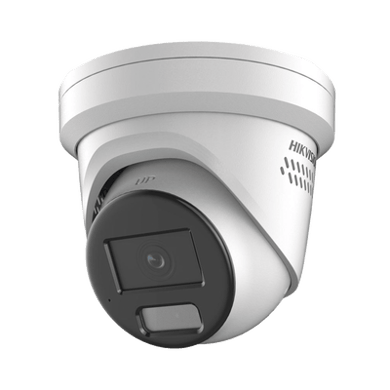 [ PROTECCIÓN ACTIVA ] Turret IP 4 Megapixel / Lente 2.8 mm / 40 mts IR / Exterior IP67 / Micrófono y Bocina Integrado (Audio de Dos Vías) / DARKFIGHTER / PoE / Luz Estroboscopica / ONVIF / Micro SD / 4 Analíticos