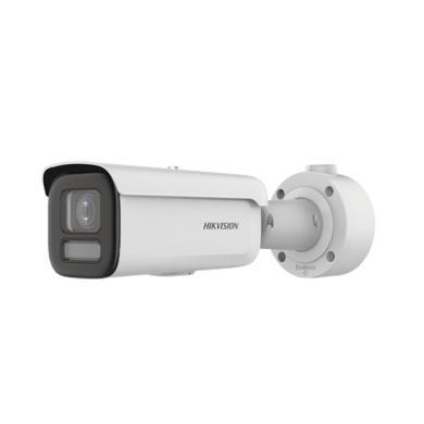 Bala IP 4 Megapixel / Imagen a Color 24/7 / Lente 2.8 - 12 mm / Luz Blanca 60m / WDR 130dB / Exterior IP67 / IK10 / Captura Facial / Videoanaliticos / AcuSense