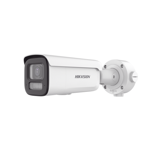 Bala IP 8 Megapixel / Lente Mot. 2.7 a 13.5 mm / Dual Light (60 mts IR + 60 mts Luz Blanca) / Darkfighter S / Exterior IP67  / IK10 / WDR 130 dB / 4 Analíticos: AcuSense, Deteccion Facial, Conteo de Personas por Cruce y Zona