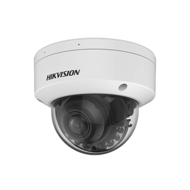 Cámara Domo AcuSense 4MP HIKVISION DS‑2CD3746G2HT‑LIZSU con Luz Estroboscópica y Audio