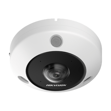 Cámara Fisheye 360° HIKVISION DS-2CD63C5G1-IVS 5MP con Audio y Lente Panorámico