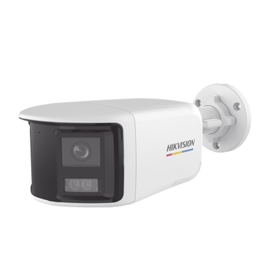 [ColorVu + Panoramica + Dual Light] Bala TURBOHD 3K (5 Megapixel) / Micrófono Integrado / Visión 180° / Imagen a Color 24/7 / 40 mts Luz Blanca + 40 mts IR / Exterior IP67 / WDR