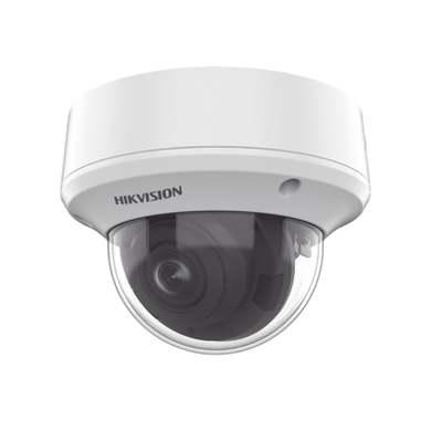 Cámara Turbo HD Domo Hikvision DS-2CE5AH0T-AVPIT3ZF(C) 5 MP con Lente Motorizado y Micrófono