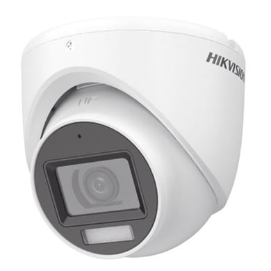 Cámara Turret 2MP DS-2CE76D0T-LMFS HIKVISION con Micrófono Integrado