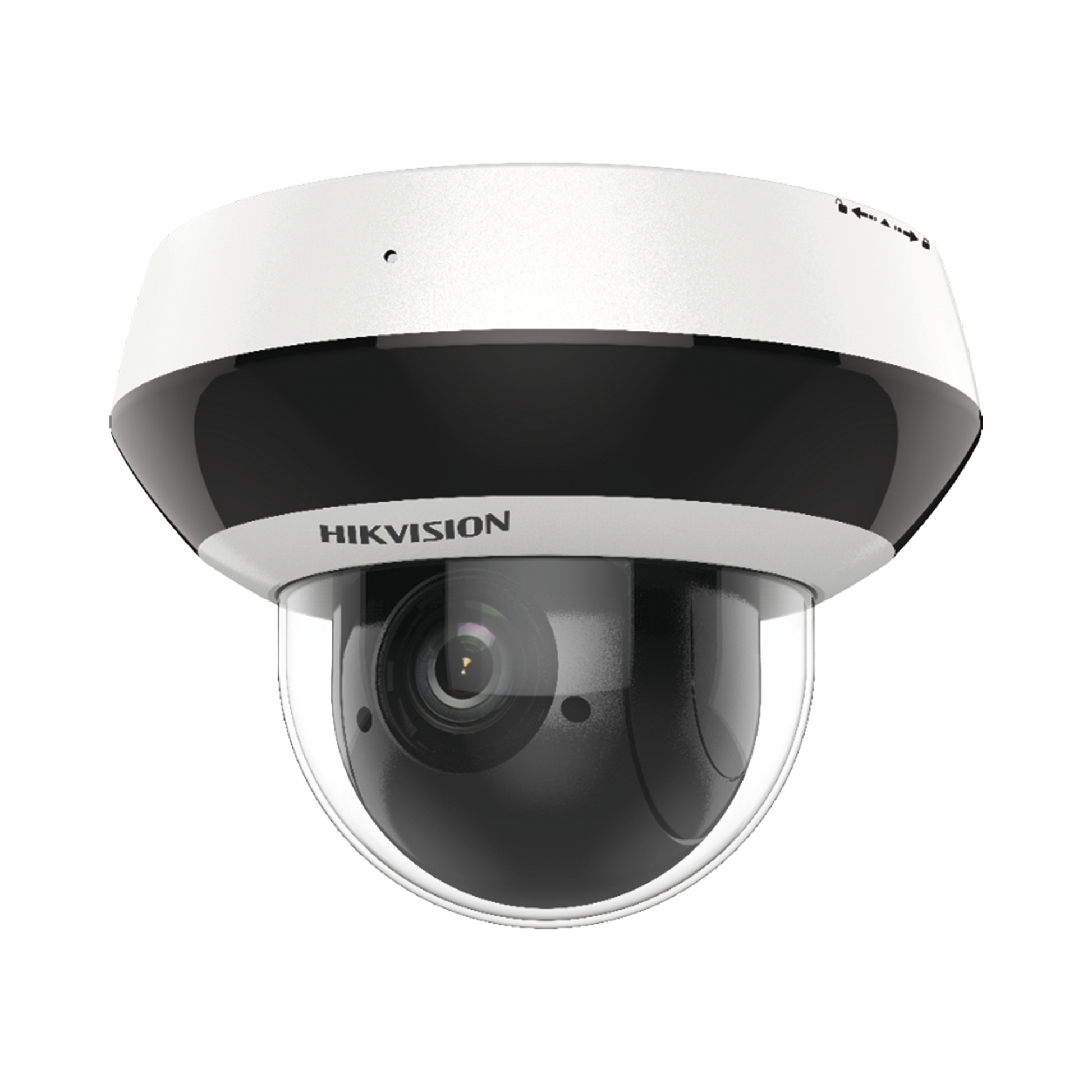 Mini Domo PTZ IP 2 Megapixel / 4X Zoom / H.265+ / 20 mts IR EXIR / WDR / PoE / IK10 / Exterior IP66 / Ultra Baja Iluminación / Micrófono Integrado / PoE
