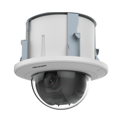 PTZ IP 2 Megapixel / 25X Zoom / Uso en Plafon / ACUSENSE / DARKFIGHTER  / IK10 / Entrada y Salida de Audio y Alarmas / WDR 120 dB /  HLC / EIS / PoE+ / Metal / microSD