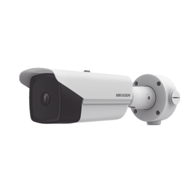 Bala IP Térmica 384 X 288 / Lente 6.5 mm / Termométrica / Detección de Temperatura / Anticorrosivo / PoE+ / Exterior IP67 / Micro SD