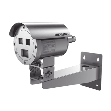 Bala IP Térmica Dual / Termico 4.4 mm (384 X 288) + Óptico 2 mm (4 MP) / Termométrica / Detección de Temperatura / IP68 / 30 mts IR / Antiexplosión / Anticorrosión