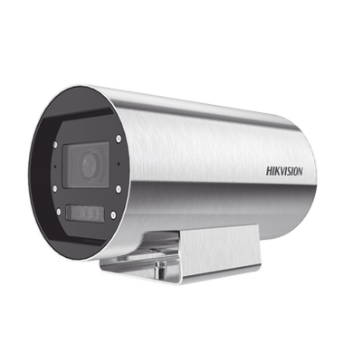 Bala IP 4 Megapixel / Lente Mot. 2.8 a 12 mm / Acero Inoxidable (304) / Altas Temperaturas (150°C) / Refrigeración por Agua / IP68 / Dual Light (30 mts IR + 20 mts Luz Blanca) / WDR 120 dB / ONVIF / PoE+ / Alarmas I/O / ACUSENSE