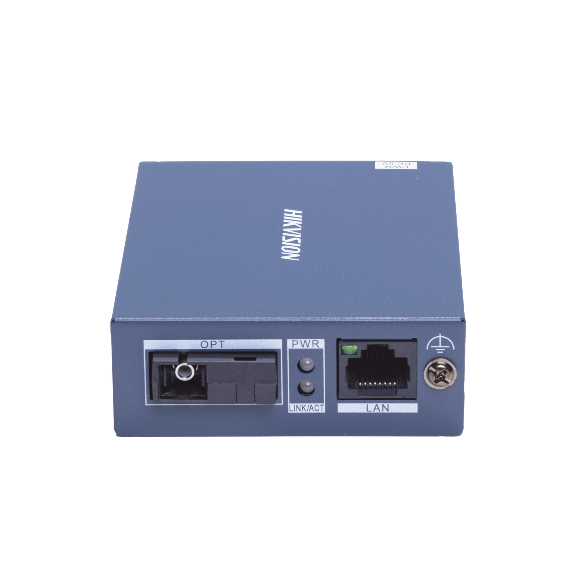 Transceptor Fibra Óptica Gigabit / Monofibra Monomodo / 3 km Distancia / 10/100/1000 Mbps RJ45 / SC / Metal Industrial / 4 kV Protección Rayos / -20°C a 60°C