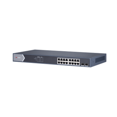 Switch PoE Hikvision DS-3E1518P-SI 16 Puertos con Uplink