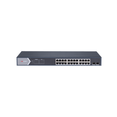 Switch PoE HIKVISION DS-3E1526P-SI de 24 Puertos con Gestión y 2 SFP