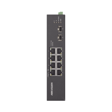 Switch Industrial No Administrable Gigabit / 6 Puertos Gigabit PoE+ (30 W) + 2 Puertos Gigabit PoE++ (60 W) / 2 Puertos SFP / 120 W Total / 48 a 57 VCD / Ideal para Proyectos / 300 Metros de Distancia