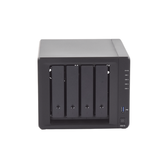 Servidor NAS de escrito de 4 bahías, soporta hasta 10TB por disco duro